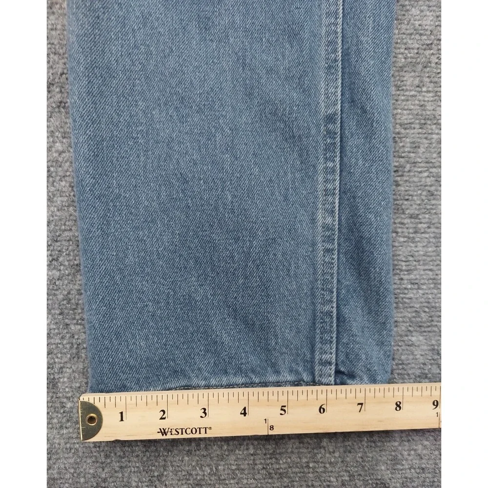 Wrangler Jeans Mens 38x36 Blue Cotton Straight Leg Work Wear Western Denim‎